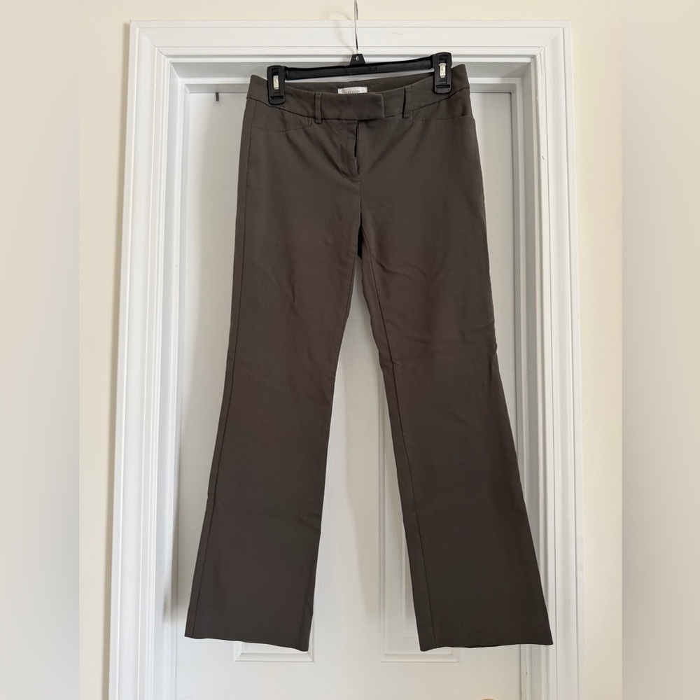 Van Heusen Olive-Gray Stretch Dress Pants